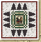 Santa in the woods mini