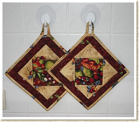 Topflappen im Countrystil