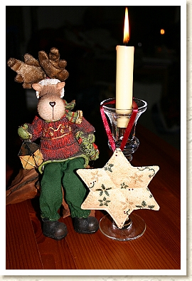 Kerzenanhänger in Sternform