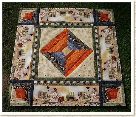 Vogelscheuchen auf dem Feld