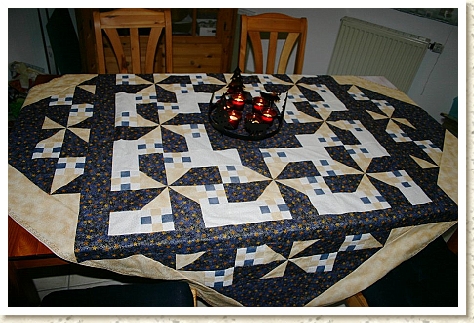 riesengrosse Weihanchtstischdecke