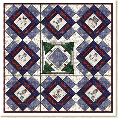 Schneemanndecke Dianna Marcum